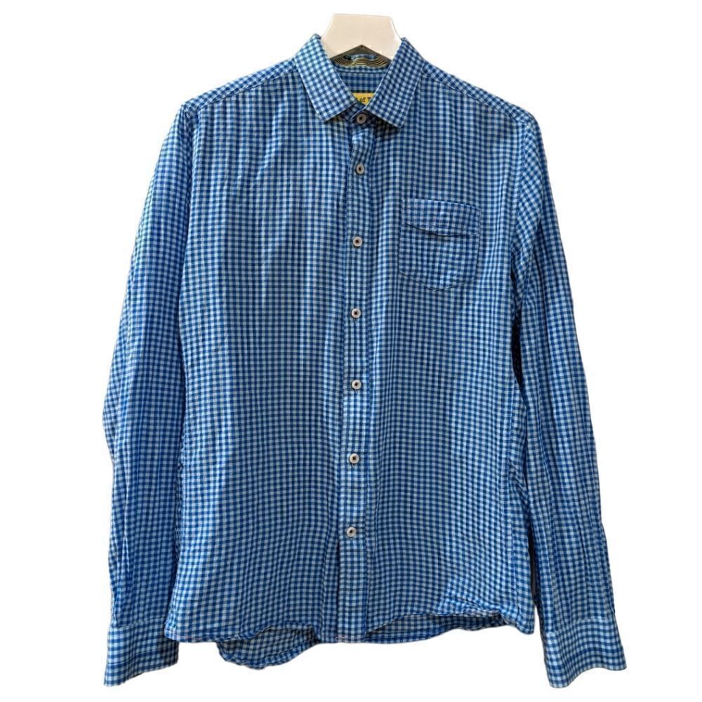 Descendant of Thieves by Dres Ladro Limited Edition Plaid Square Pattern Shirt M